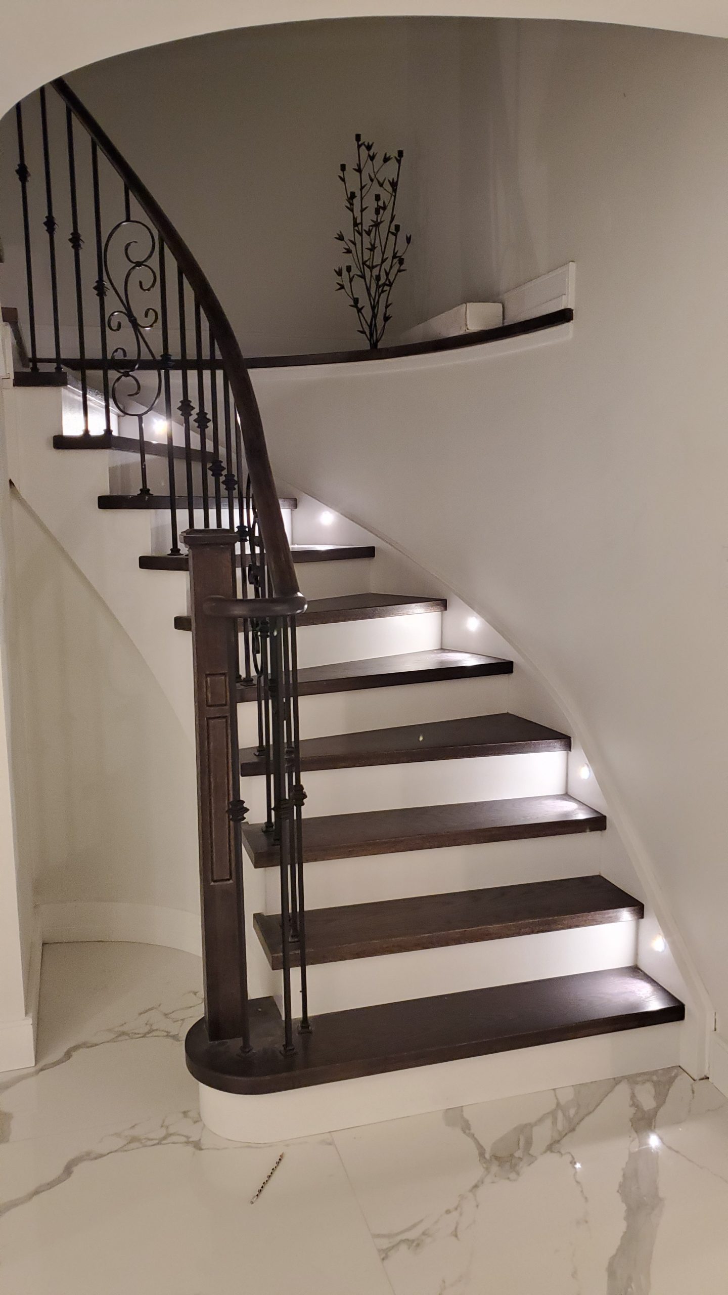 Mediterranean Stair lighting