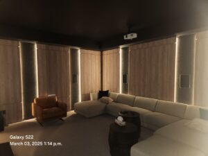 Installing hidden lighting in the living room in Toronto