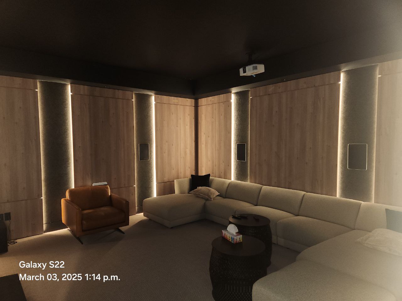 Installing hidden lighting in the living room in Toronto