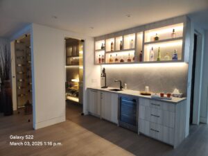 Bar and cabin lighting installation in Toronto