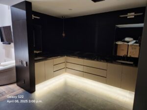 Installing lighting for the kitchen
